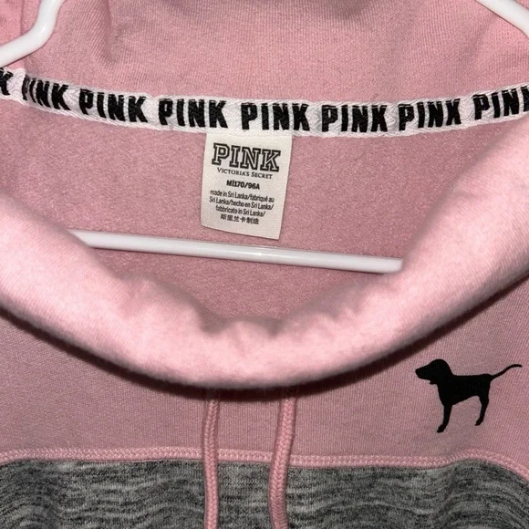 Victoria's Secret Pink and Gray Cowl Neck Sweater - Picture 3 of 4